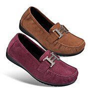 Mocassins de confort Helvesko : mod�le Minika
