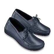 Chaussures de confort Helvesko : mod�le Elsie, bleu fonc�