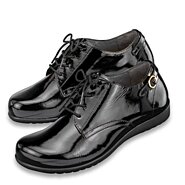 Chaussures de confort Helvesko : mod�le Elmira, noir
