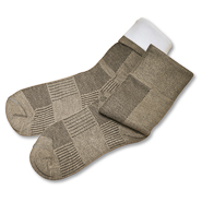 Chaussettes anti-ampoules kaki
