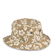 Chapeau loisirs  fleurs beige/blanc