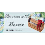 Bon d'achat de 125,00 EURO